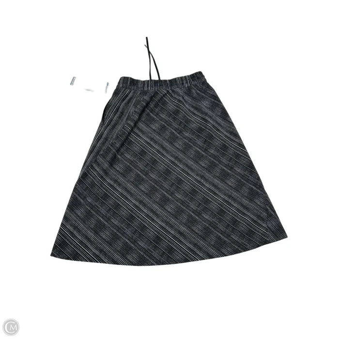 Athletic Skirt By Athleta In Black & White, Size: 10