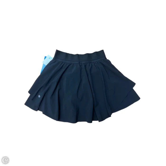 Athletic Skirt By Lululemon In Black, Size: 4