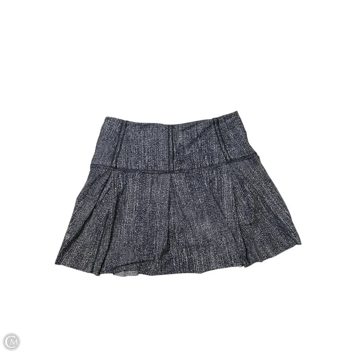 Athletic Skirt By Lululemon In Black & White, Size: 6
