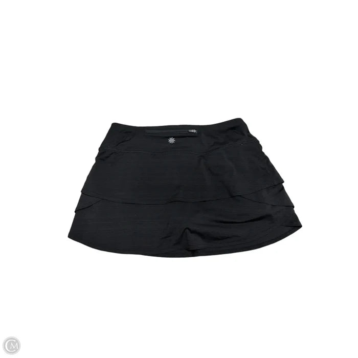 Athletic Skort By Athleta In Black, Size: S