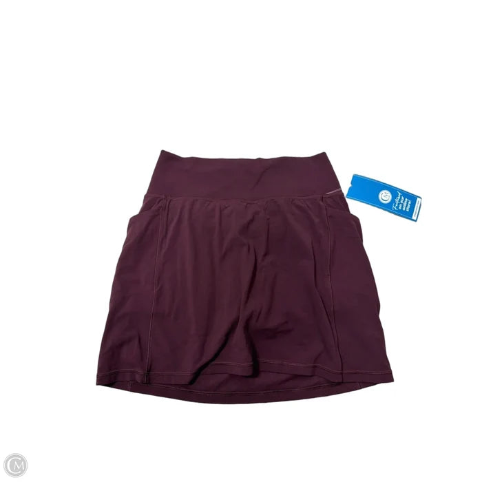 Athletic Skort By Athleta In Maroon, Size: M