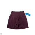 Athletic Skort By Athleta In Maroon, Size: M
