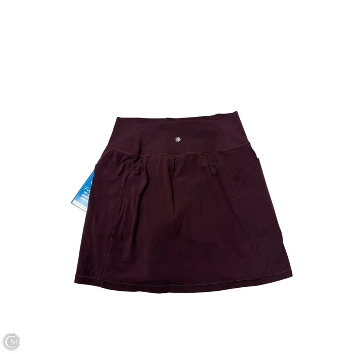 Athletic Skort By Athleta In Maroon, Size: M