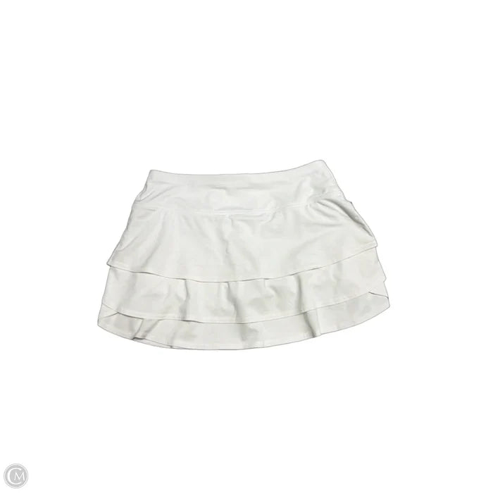 Athletic Skort By Athleta In White, Size: S