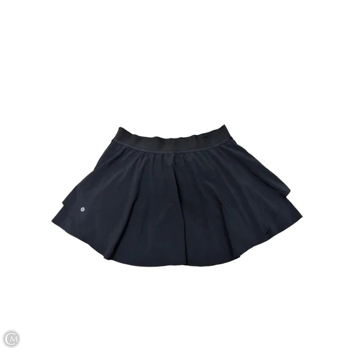 Athletic Skort By Lululemon In Black, Size: 12L