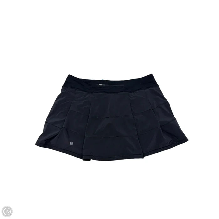 Athletic Skort By Lululemon In Black, Size: 12L