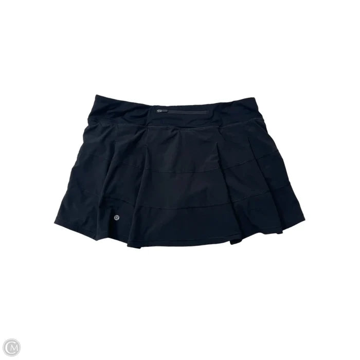 Athletic Skort By Lululemon In Black, Size: L