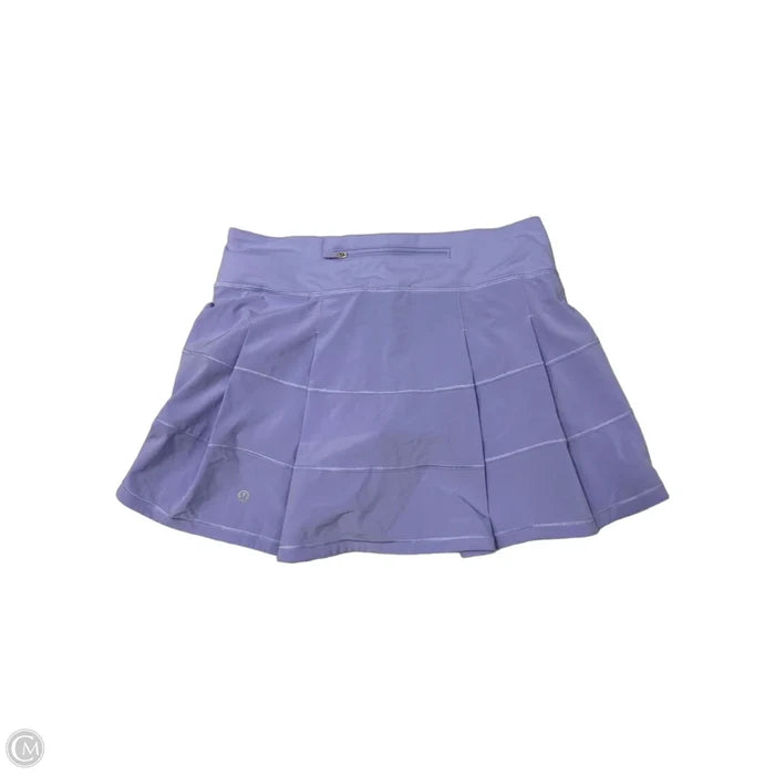 Athletic Skort By Lululemon In Purple, Size: S