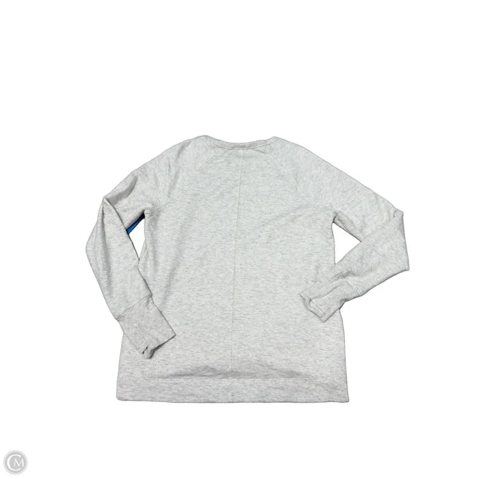 Athletic Sweatshirt Crewneck By Athleta In Grey, Size: Xs