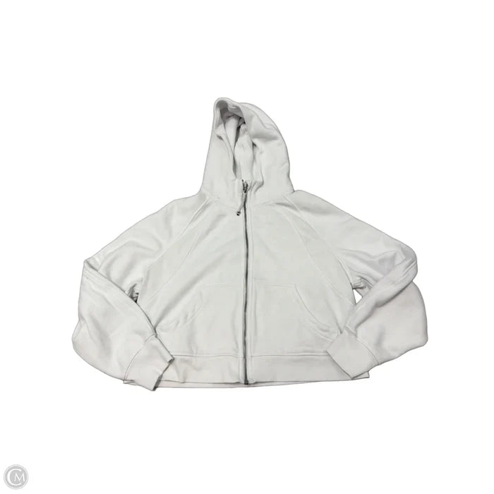 Athletic Sweatshirt Crewneck By Lululemon In White, Size: M