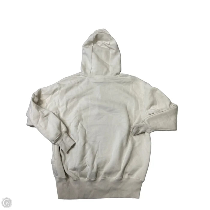 Athletic Sweatshirt Hoodie By Nike Apparel In Cream, Size: Xs