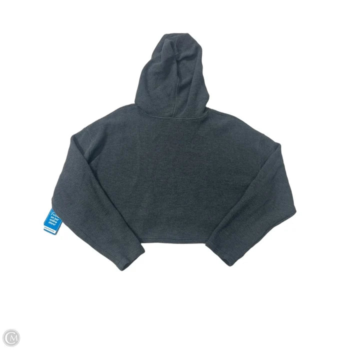 Athletic Sweatshirt Hoodie By Athleta In Grey, Size: L