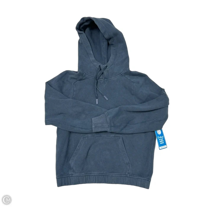 Athletic Sweatshirt Hoodie By Lululemon In Blue, Size: S
