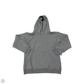 Athletic Sweatshirt Hoodie By Lululemon In Grey, Size: M
