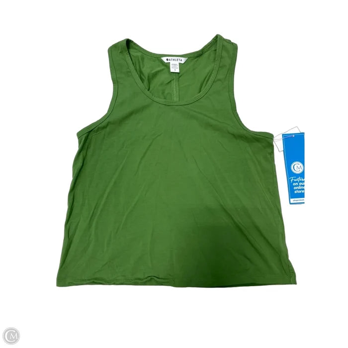 Athletic Tank Top By Athleta In Green, Size: S