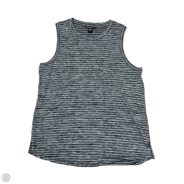 Athletic Tank Top By Athleta In Striped Pattern, Size: L