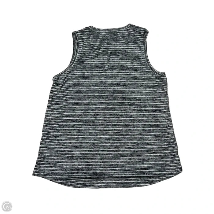Athletic Tank Top By Athleta In Striped Pattern, Size: L