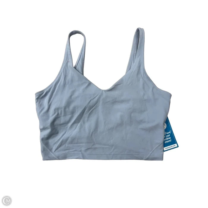 Athletic Tank Top By Lululemon In Blue, Size: L