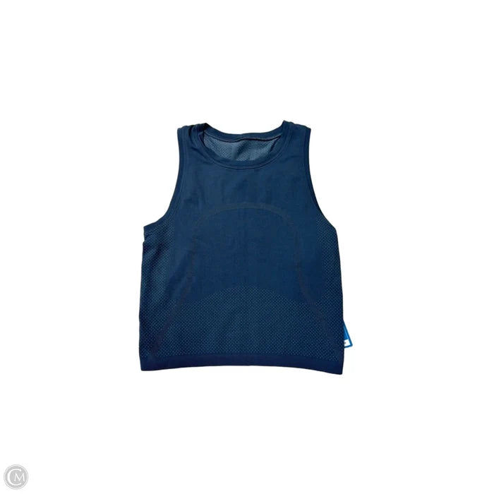 Athletic Tank Top By Lululemon In Blue, Size: Xs