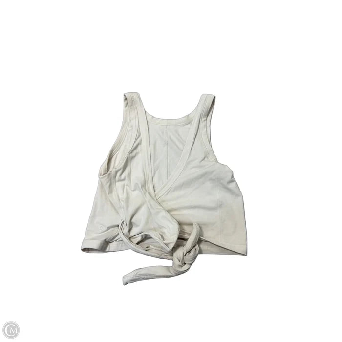Athletic Tank Top By Lululemon In Cream, Size: Xs