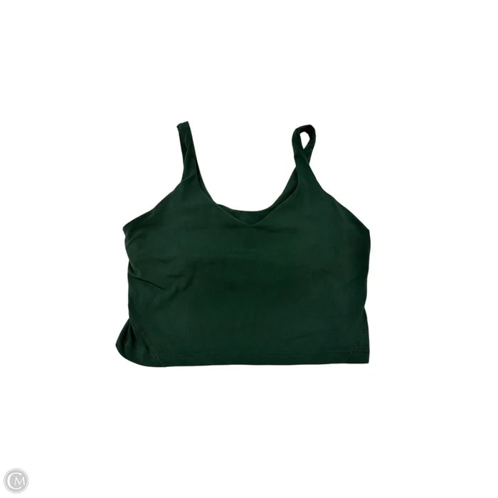 Athletic Tank Top By Lululemon In Green, Size: L