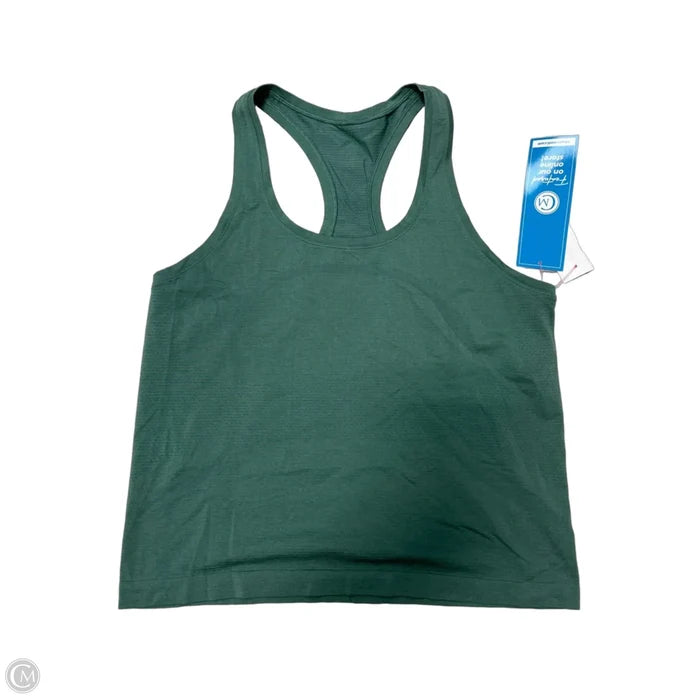 Athletic Tank Top By Lululemon In Green, Size: M