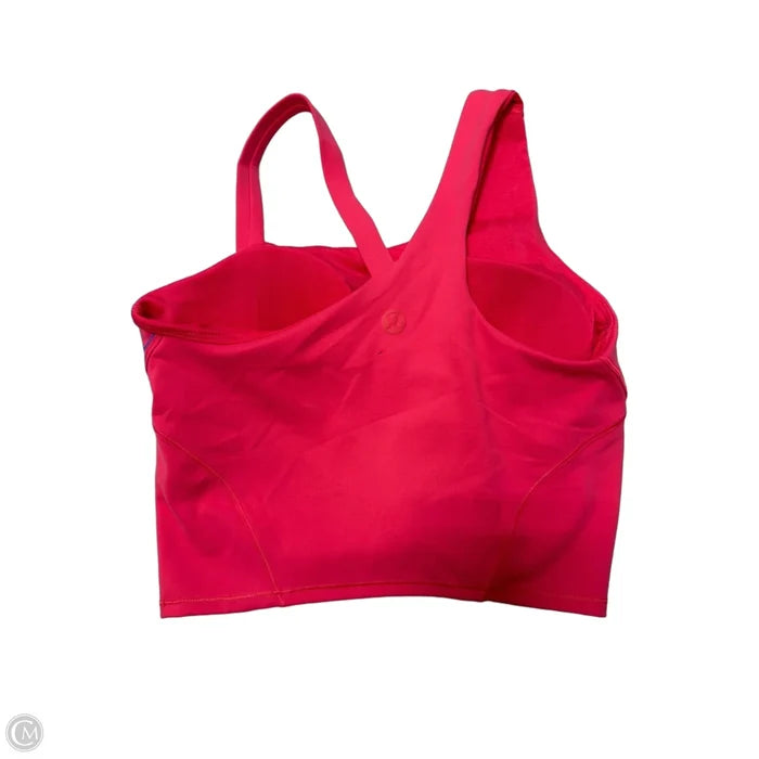 Athletic Tank Top By Lululemon In Pink, Size: S