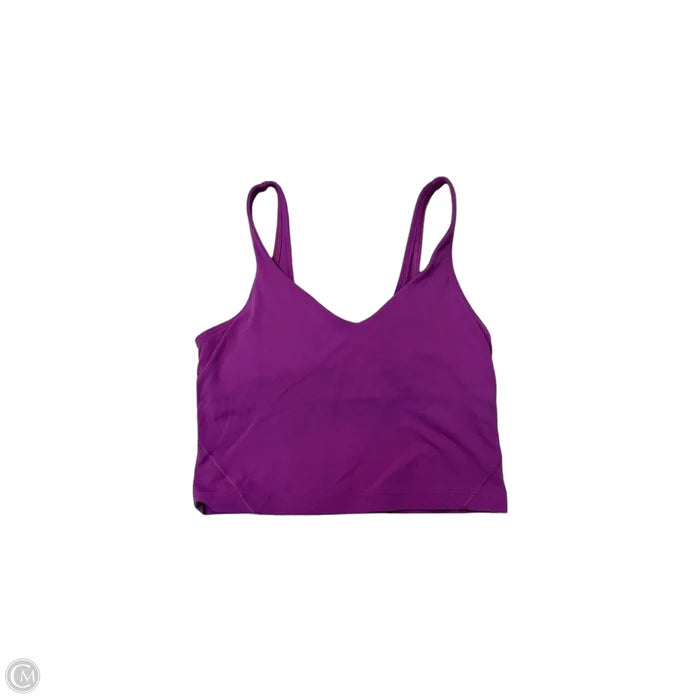 Athletic Tank Top By Lululemon In Purple, Size: S
