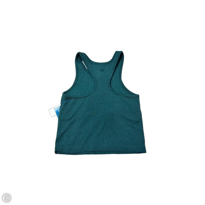 Athletic Tank Top By Lululemon In Teal, Size: S