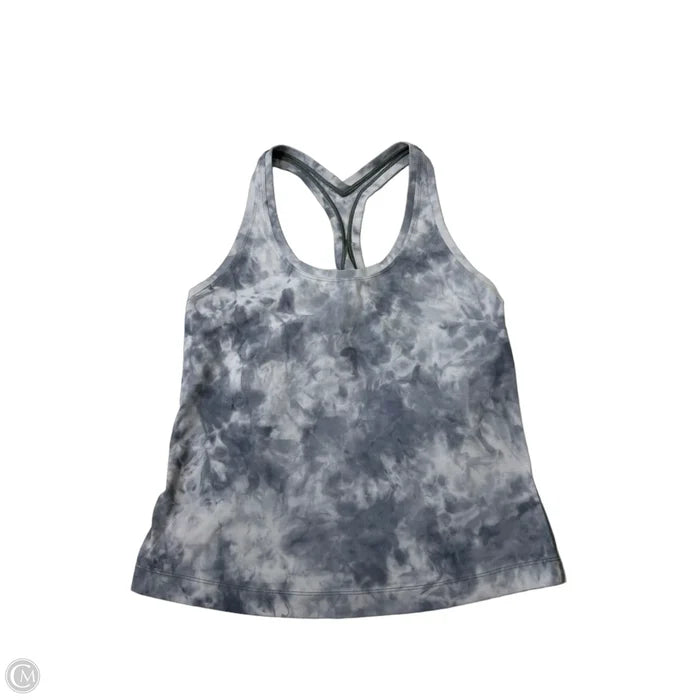Athletic Tank Top By Lululemon In Tie Dye Print, Size: M