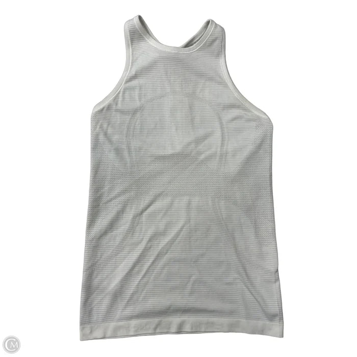 Athletic Tank Top By Lululemon In White, Size: 6