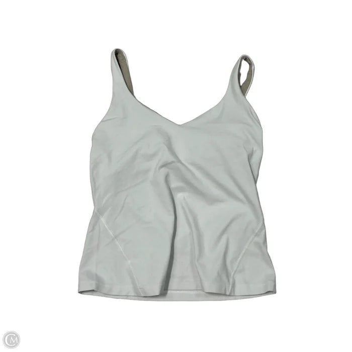 Athletic Tank Top By Lululemon In White, Size: 6