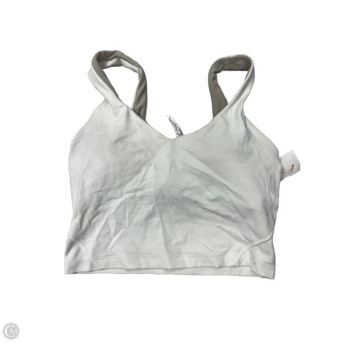 Athletic Tank Top By Lululemon In White, Size: S