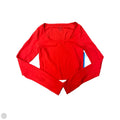 Athletic Top Long Sleeve Collar By Athleta In Red, Size: Xs