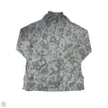 Athletic Top Long Sleeve Collar By Talbots In Grey, Size: L