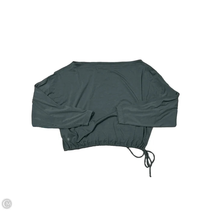 Athletic Top Long Sleeve Crewneck By Athleta In Teal, Size: Xs
