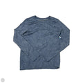 Athletic Top Long Sleeve Crewneck By Lululemon In Blue, Size: L