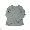 Athletic Top Long Sleeve Crewneck By Lululemon In Grey, Size: S