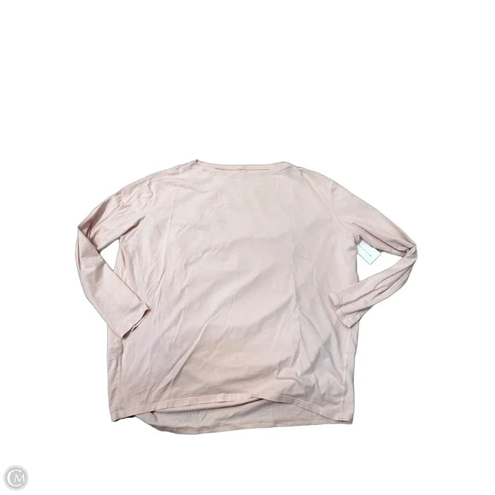 Athletic Top Long Sleeve Crewneck By Lululemon In Pink, Size: S