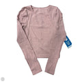 Athletic Top Long Sleeve Crewneck By Lululemon In Pink, Size: Xs