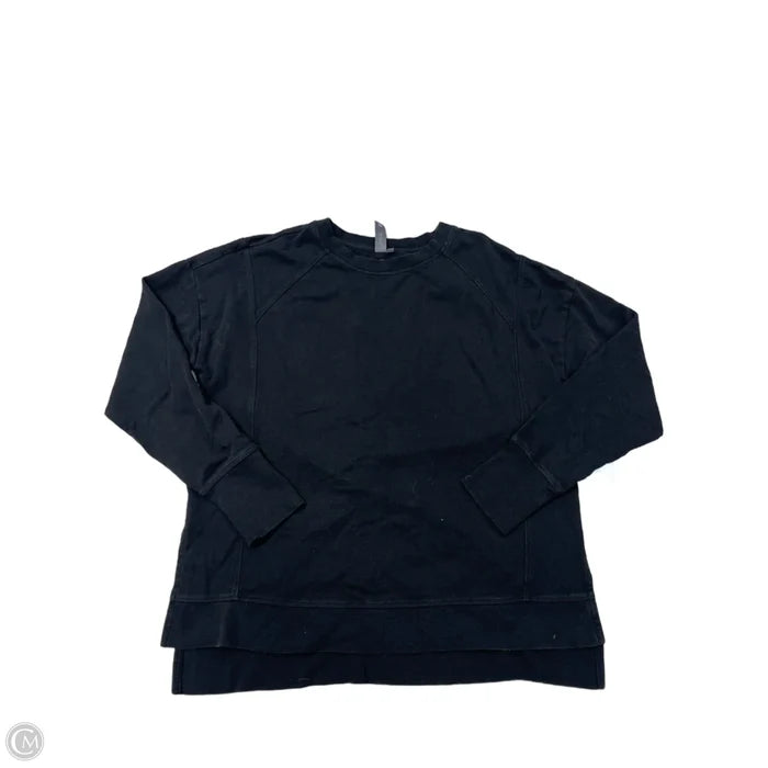 Athletic Top Long Sleeve Crewneck By Sweaty Betty In Black, Size: M