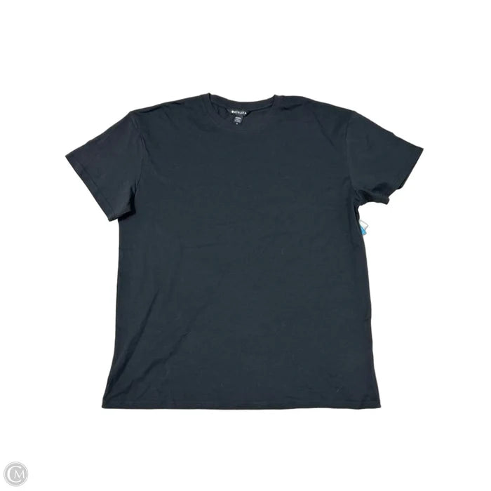 Athletic Top Short Sleeve By Athleta In Black, Size: L