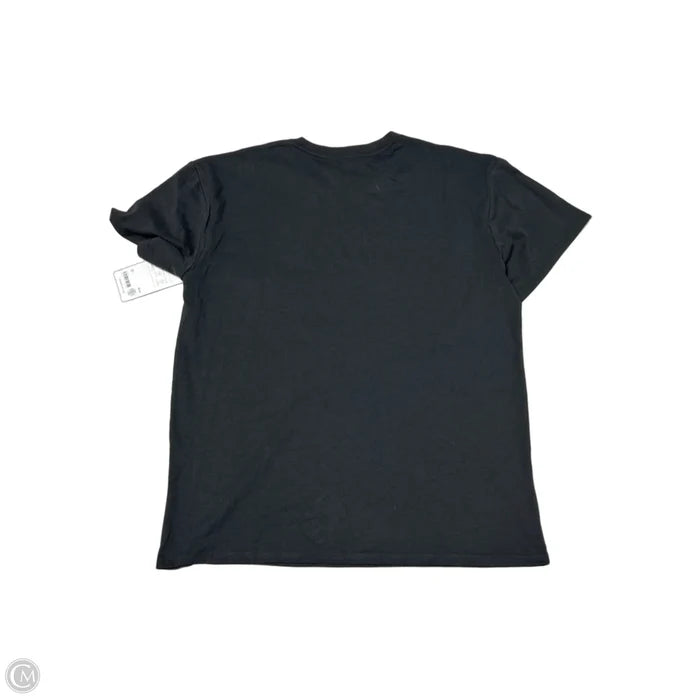 Athletic Top Short Sleeve By Athleta In Black, Size: L