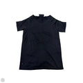 Athletic Top Short Sleeve By Athleta In Black, Size: M