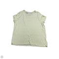 Athletic Top Short Sleeve By Athleta In Green, Size: L