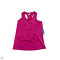 Athletic Top Short Sleeve By Athleta In Pink, Size: L