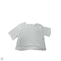 Athletic Top Short Sleeve By Athleta In White, Size: L