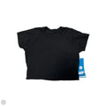 Athletic Top Short Sleeve By Lululemon In Black, Size: L
