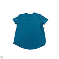 Athletic Top Short Sleeve By Lululemon In Blue, Size: M