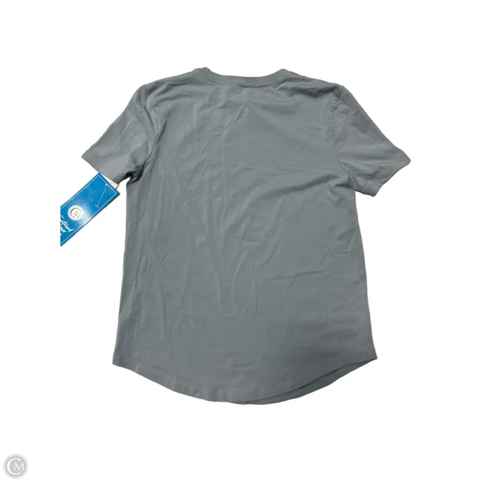 Athletic Top Short Sleeve By Lululemon In Blue, Size: Xs